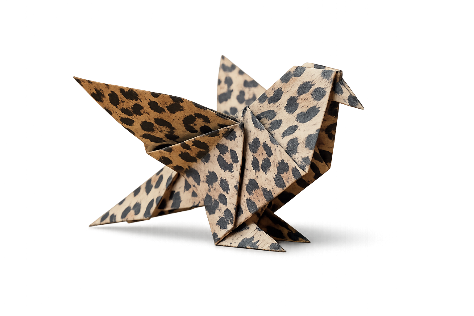 Origami ave leopardo – Art-Box